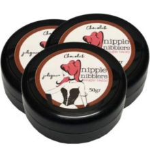 Etkili  Nipple Nibblers Tingle Balm Chocolate Flavored 50ML Çikolatalı Göğüs Bakım Kremi 3 Adet