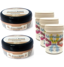 Etkili  Three Brand 50ML Arnavutaklıkkremi 2AD+FOOT Carecream 50ML Ayak Bakımkremi Naneferahlığıvek