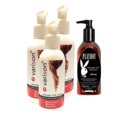 Etkili Varison Varicose Vein Defense Cream ,,diz,bacak Bakım Kremi 120 ml 3 Adet + Etkili Masaj Yağı 120 ml Etkili Varison Varicose Vein Defense Cream ,,diz,bacak Bakım Kremi 120 ml 3 Adet + Etkili Masaj Yağı 120 ml