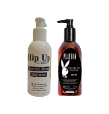 Hipup Hip Enlargement Cream Kalça Kaldırma , Vücut Kremi 120 Ml+Etkili  Masaj Yağı 120 ml