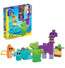 HKN43 Mega Bloks Sesli ve Hareketli Dinozorlar 24 parça +1 yaş