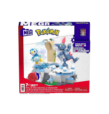 HKT20 MEGA Pokemon -  Piplup ve Sneasel Kış Macerası Seti 183 parça + 7 yaş
