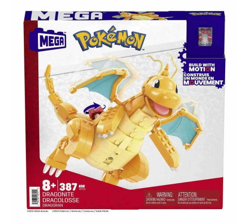 HKT25 MEGA™ Pokémon™ Dragonite 387 parça +8 yaş