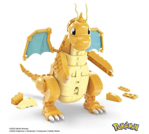 HKT25 MEGA™ Pokémon™ Dragonite 387 parça +8 yaş