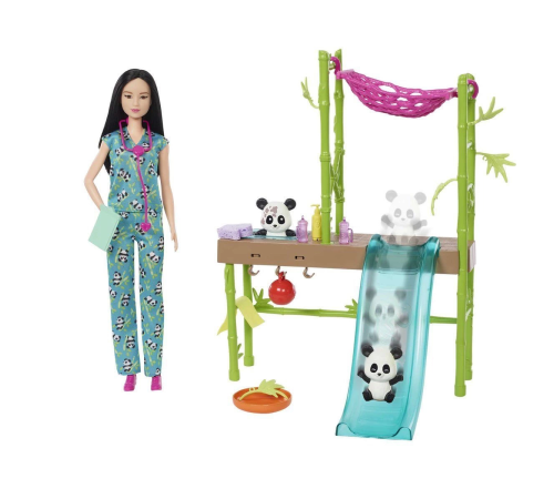 HKT77 Barbie Panda Bakımı Oyun Seti