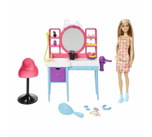 HKV00 Barbie Muhteşem Kuaför Oyun Seti