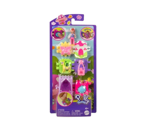 HKV67 Polly Pocket Bileklik Olabilen Sevimli Oyun Setleri -1 adet stokta olan gönderilir