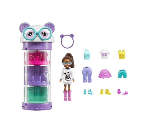 HKW04 Polly Pocket Moda Eğlencesi Oyun Setleri-Mattel HKW04 Polly Pocket Moda Eğlencesi Oyun Setleri-Mattel