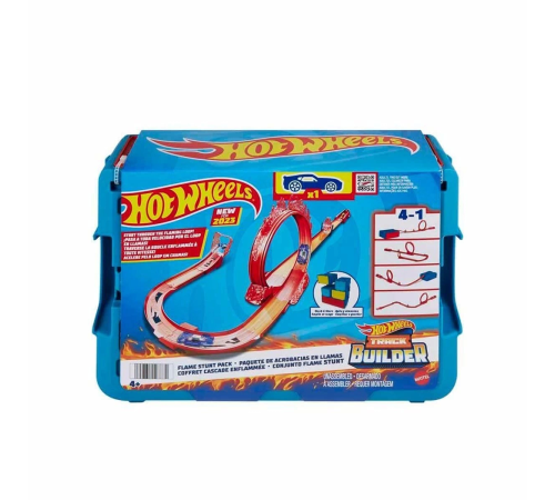 HMC04 Hot Wheels Track Builder Alev Temalı Akrobasi Seti