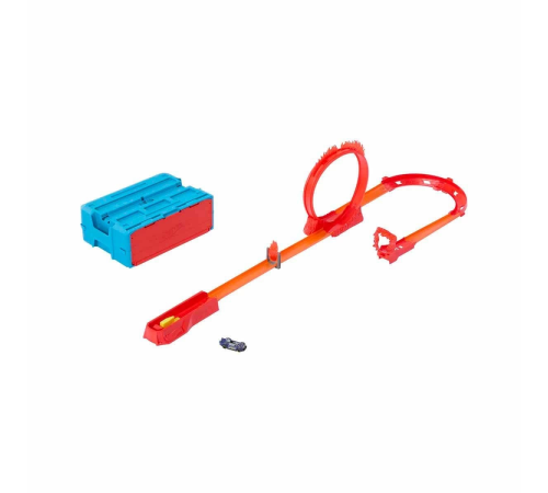 HMC04 Hot Wheels Track Builder Alev Temalı Akrobasi Seti