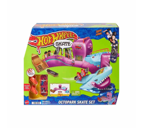 HMK01 Hot Wheels Skate Ahtapot Kaykay Parkı Oyun Seti HMK01 Hot Wheels Skate Ahtapot Kaykay Parkı Oyun Seti