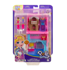 HNB03 Polly Pocket Pollyville Şeker Dükkanı Oyun Seti