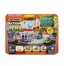 HNJ54 Matchbox Aksiyon Sürücüleri Süper Oto Yıkama Oyun Seti