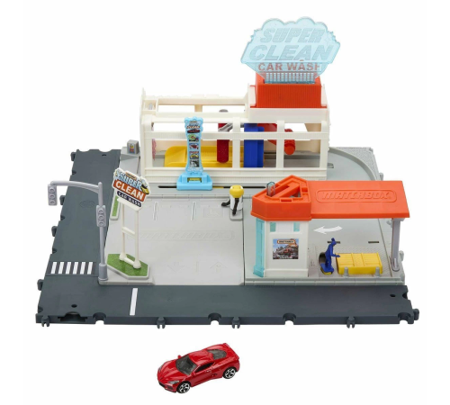 HNJ54 Matchbox Aksiyon Sürücüleri Süper Oto Yıkama Oyun Seti