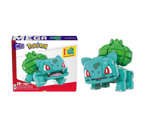 HNT96 MEGA Pokémon™ Jumbo Bulbasaur 789 parça +10 yaş
