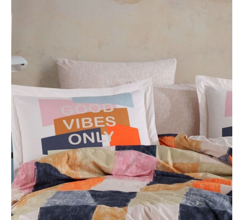 Hobby Çift Kişilik Poplin Nevresim Bermuda Oranj Hobby Çift Kişilik Poplin Nevresim Bermuda Oranj