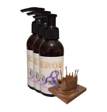 Hologramlı Chocolate €rotic Massage Oıl 360ml Çikolata Kokulu €rotik Masaj Yağı X 3 ADET