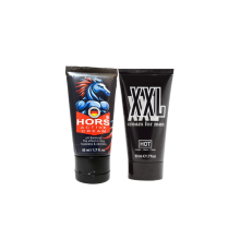 Hors 50 ml Erkek Özel Zaman ve Katılık Kremi + Hotxxl 50 ml Erkeklere Enine Boyuna Şekillendirici Krem