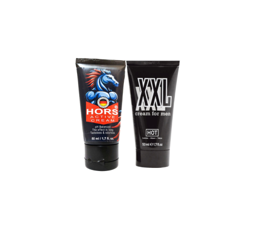 Hors 50 ml Erkek Özel Zaman ve Katılık Kremi + Hotxxl 50 ml Erkeklere Enine Boyuna Şekillendirici Krem Hors 50 ml Erkek Özel Zaman ve Katılık Kremi + Hotxxl 50 ml Erkeklere Enine Boyuna Şekillendirici Krem