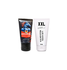 Hors Active Erkek Özel Zaman ile Katılık Kremi 50 ml + Kuşbüyüten XXLcream 50 ml Erkeklere Boyut Şekillendirici Krem