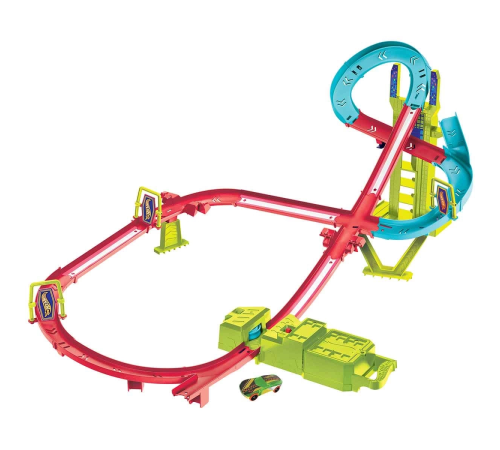 Hot Wheels Neon Yarışlar Çoklu Yarış Heyecanı Pist Seti HPC07