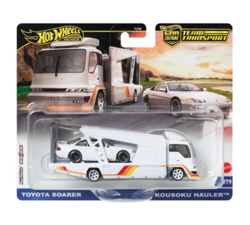 Hot Wheels Premium Car Culture Team Transport Toyota Soarer Kousuka Hauler