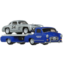 Hot Wheels Team Transport Mercedes Benz 300 SL 55 Blaues Wund HRV48