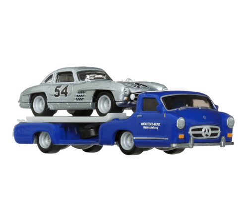 Hot Wheels Team Transport Mercedes Benz 300 SL 55 Blaues Wund HRV48 Hot Wheels Team Transport Mercedes Benz 300 SL 55 Blaues Wund HRV48