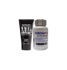 Hotxxl 50 ml Erkeğe Enine Boyuna Şekillendirici Krem + Yanında 1 Kutu Frosap 30lu Erkeğe Canlandırıcı