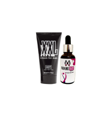 Hotxxl 50 ml Erkeklere Çap Boy Şekillendirici Krem + Yanında 1 Şişe Madamewet Kadını Canlandırıcı İçecek