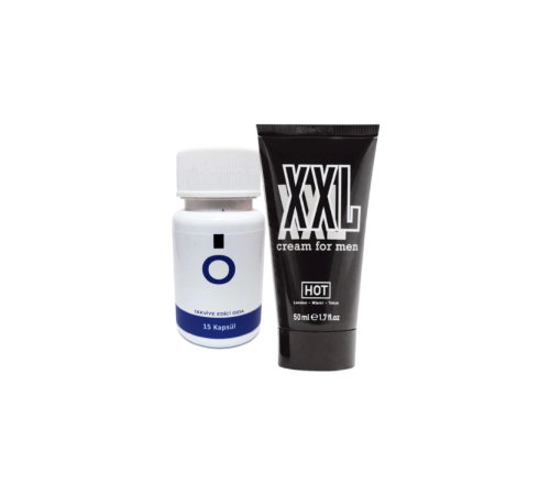 HotXXL Erkeğe Özel 50 ml Şekillendirici Krem + Yanında O caps Erkeklere Aktivasyon Hareketleyici 15li Kaps, HotXXL Erkeğe Özel 50 ml Şekillendirici Krem + Yanında O caps Erkeklere Aktivasyon Hareketleyici 15li Kaps,