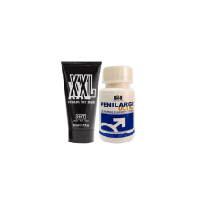 Hotxxl Erkeğe Özel Boy Çap Boyutlandırıcı 50 ml Krem + Yanında 1 Adet 30 lu Peni Large Erkek Özel Boyut Şekillendirici