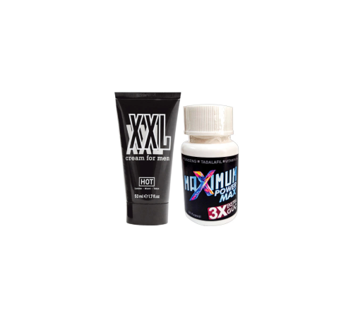 Hotxxl Erkeğe Özel Boy Çap Boyutlandırıcı 50 ml Krem + Yanında 1 Adet 3x White Box Maximum 30 lu Hareketlendirici Hotxxl Erkeğe Özel Boy Çap Boyutlandırıcı 50 ml Krem + Yanında 1 Adet 3x White Box Maximum 30 lu Hareketlendirici