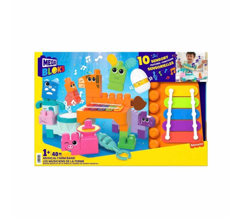 HPB46 Mega Bloks® Çiftlik Orkestrası 40 parça +1 yaş