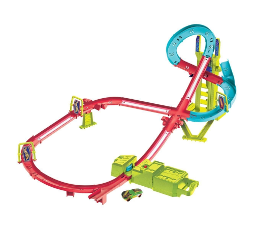 HPC07 Hot Wheels Neon Yarışlar Çoklu Yarış Heyecanı Pist Seti