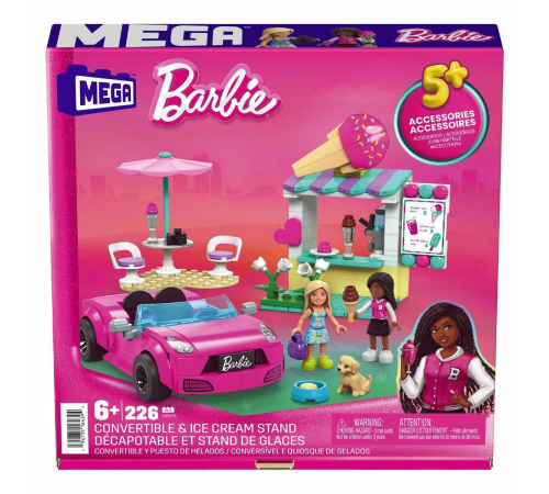 HPN78 MEGA Barbie® Dondurma Standı 226 parça +6 yaş