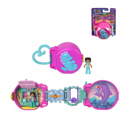 HRD73 Polly Pocket Sevimli Hayvancık Temalı Mini Oyun Setleri HRD73 Polly Pocket Sevimli Hayvancık Temalı Mini Oyun Setleri