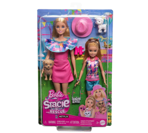 HRM09 Barbie ve Stacie Kız Kardeşler İkili Set - Barbie & Stacie To The Rescue HRM09 Barbie ve Stacie Kız Kardeşler İkili Set - Barbie & Stacie To The Rescue