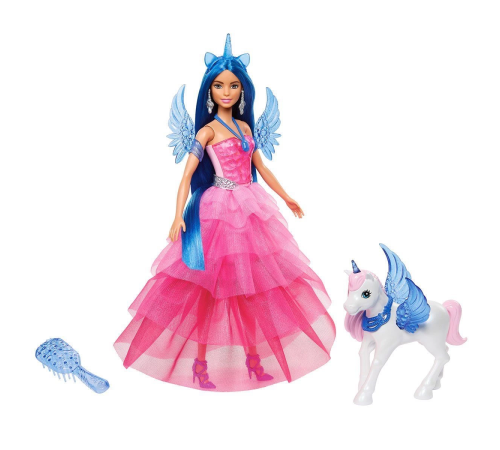 HRR16 Barbie Mavi Saçlı Prenses Bebek HRR16 Barbie Mavi Saçlı Prenses Bebek