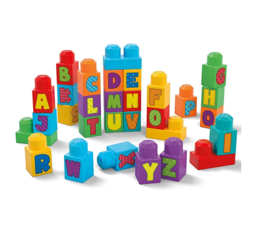 HRR60 Mega Bloks Alfabeli Blok Çantası 30 parça +1 yaş