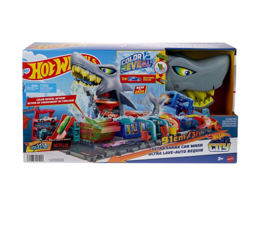 HTN82 Hot Wheels Muhteşem Köpek Balığı Araba Yıkama Oyun Seti HTN82 Hot Wheels Muhteşem Köpek Balığı Araba Yıkama Oyun Seti