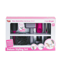 HUA-1019 Sesli ve Işıklı 2IN1 Lüks Saç Şekillendirici Set -Vardem Oyuncak