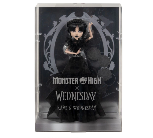 HXJ03 Monster High Wednesday Balo Elbiseli Bebek HXJ03 Monster High Wednesday Balo Elbiseli Bebek