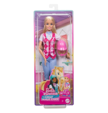 HXJ38 Barbie Binici Bebek - Malibu -Barbie Mysteries: The Great Horse Chase
