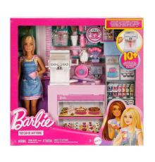 HXN94 Barbie Kahve Dükkanı Oyun Seti