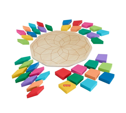 HXT94 Fisher-Price Ahşap Mandala Yapboz HXT94 Fisher-Price Ahşap Mandala Yapboz