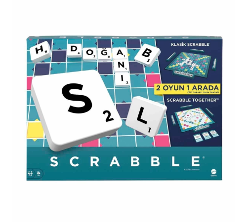 HXV98 Scrabble Orijinal İkisi Bir Arada Türkçe