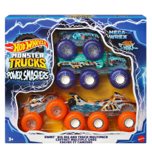 HYJ29 Hot Wheels Monster Trucks Power Smashers Çoklu Paket