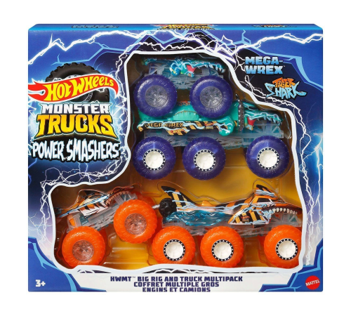 HYJ29 Hot Wheels Monster Trucks Power Smashers Çoklu Paket HYJ29 Hot Wheels Monster Trucks Power Smashers Çoklu Paket
