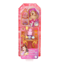 HYM34 Disney Prenses Belle ile Çay Saati Oyun Seti - Bebek dahil değildir.